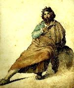 Theodore   Gericault paysan italien painting